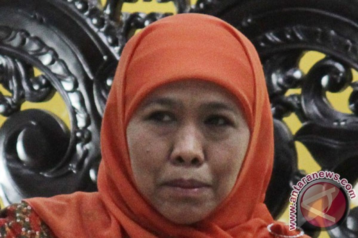 Khofifah disambut salawat setiba di kediaman pribadi