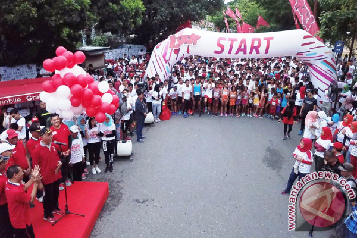 Ribuan Pelari Ikuti "Run Jaman Now" Telkomsel