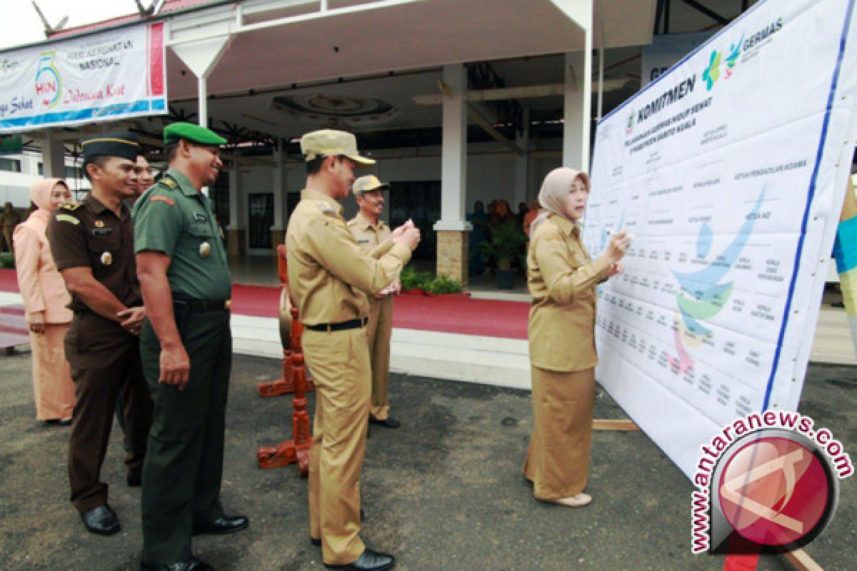 Peringatan Hari Kesehatan Ditandai Pencanangan Germas 