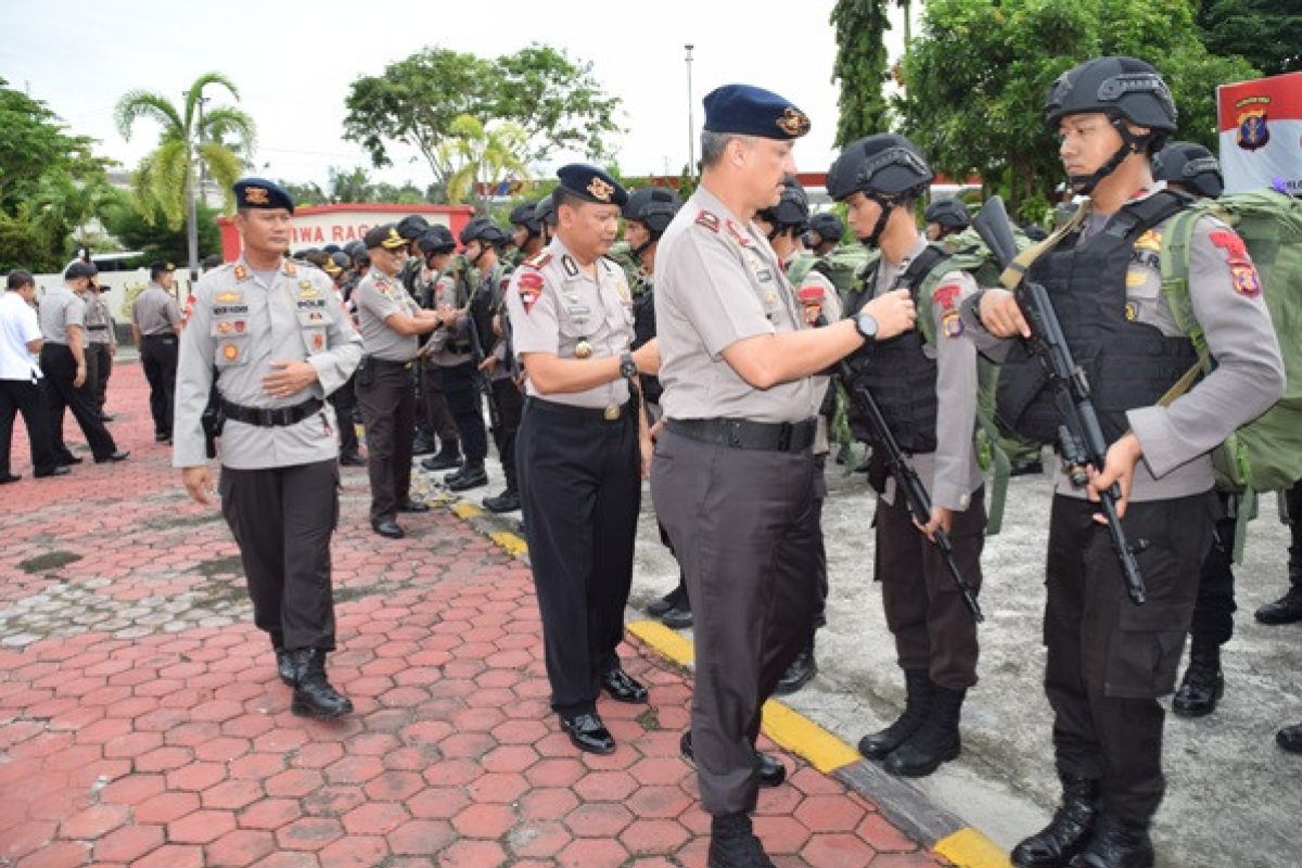 Dua SSK Brimob Kaltim Diberangkatkan ke Papua