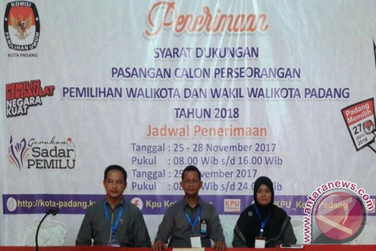 KPU Padang Ingatkan Batas Pendaftaran Calon Perseorangan 29 November