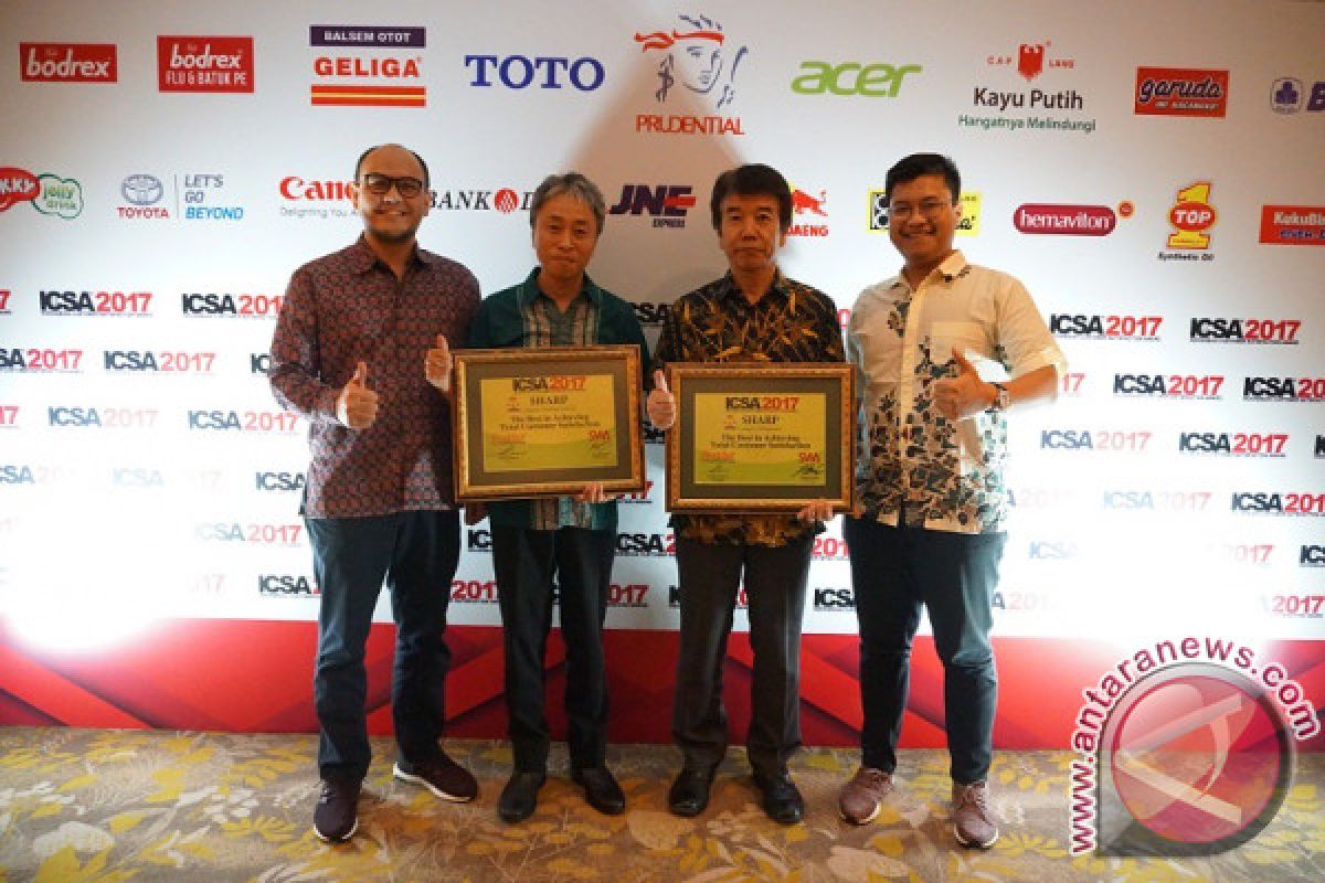 Sharp Sabet Penghargaan Customer Satisfaction Award  2017