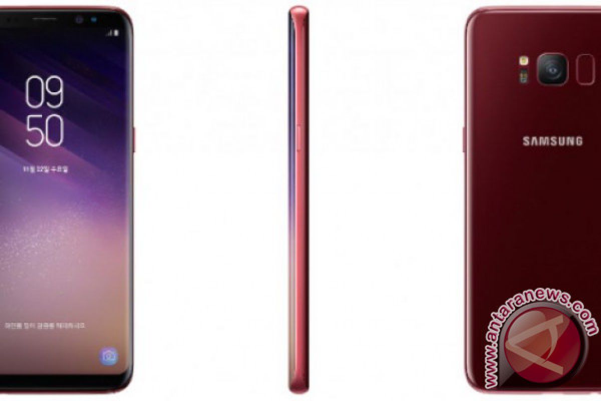 Samsung luncurkan Galaxy S8 warna Burgundy Red