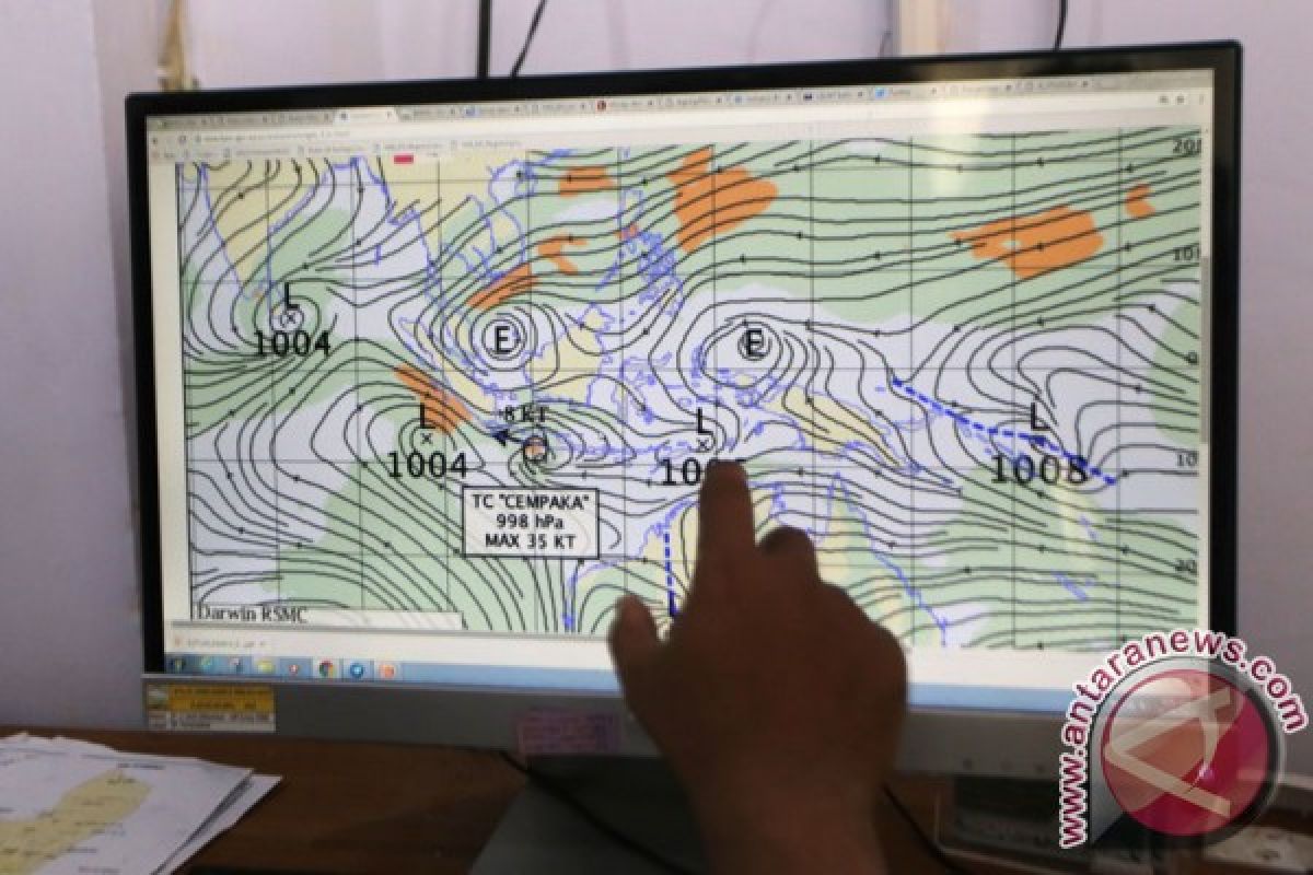 BMKG ingatkan cuaca Sulbar berpotensi terdampak siklon Nora