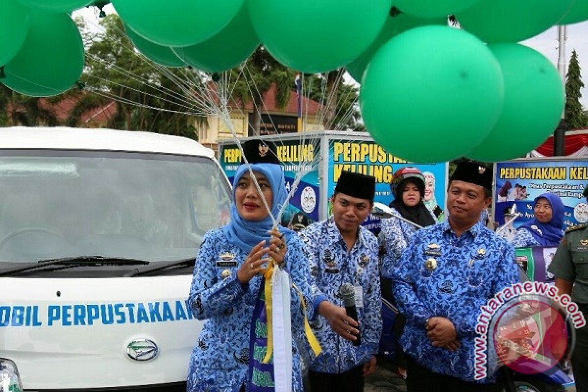 Bupati Lampung Timur Luncurkan Bentor Pustaka Keliling