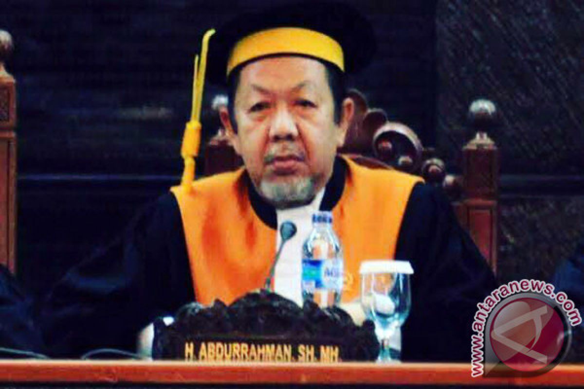 Hakim Agung Abdurrahman Tutup Usia