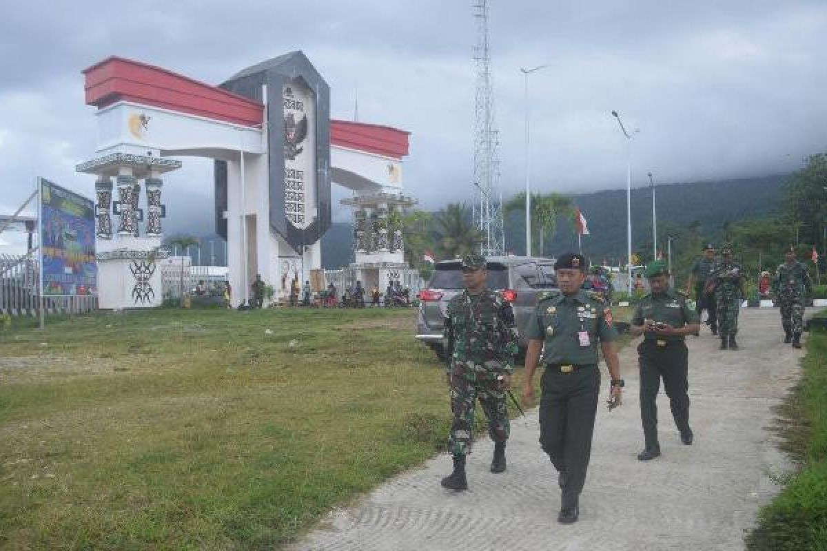 Paban VI Surta Mabes TNI kunjungi perbatasan RI-PNG