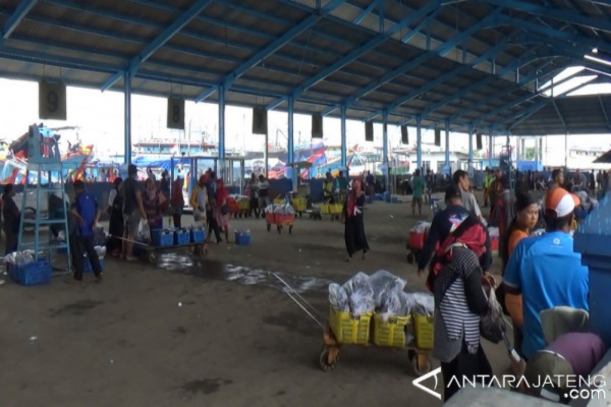 Cuaca Buruk, Lelang Ikan di Juwana masih Ramai