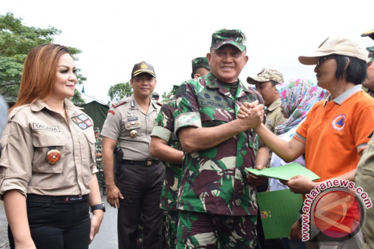 Asops Panglima TNI tinjau latihan penanggulangan bencana 