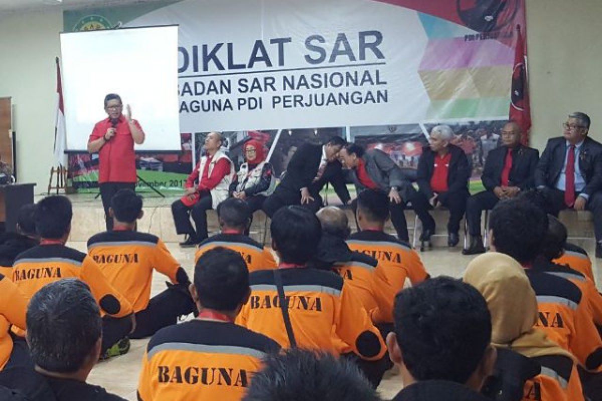 Baguna PDIP membumikan semangat gotong royong tangani bencana