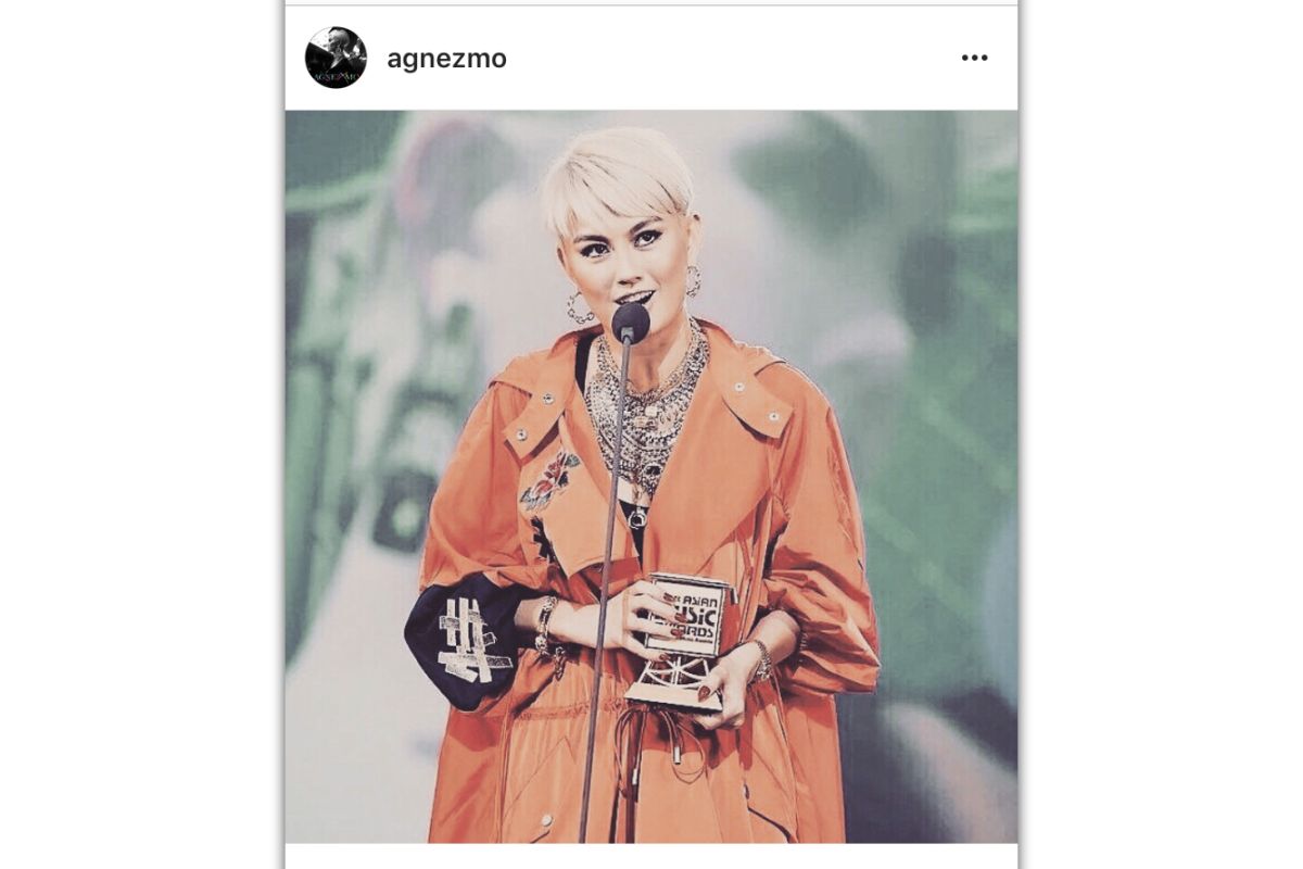 Agnez Mo raih penghargaan di MAMA 2017