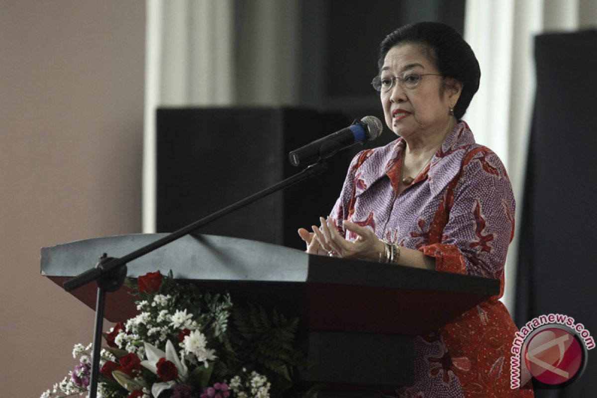 Megawati tinjau langsung gladi bersih Rakornas PDIP