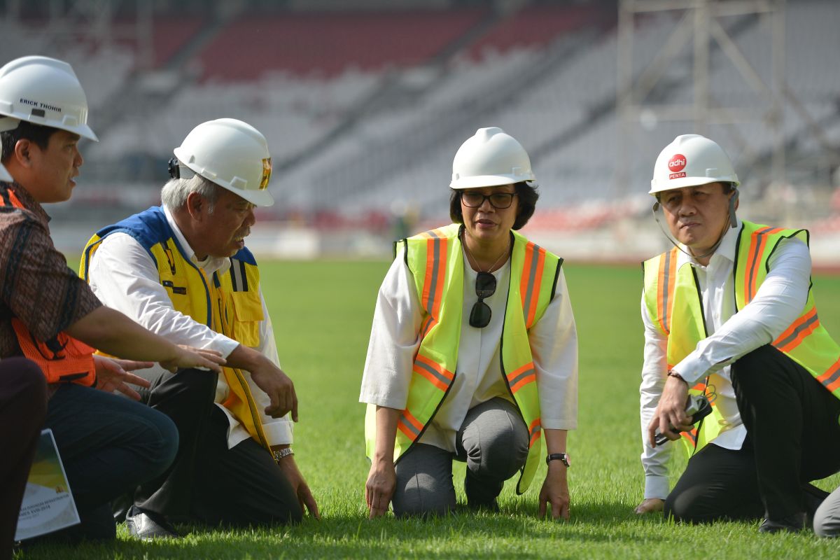 Renovation works of Bung Karno Stadium nearly complete