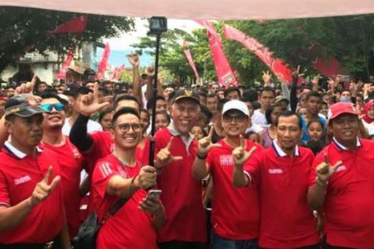 Event Run Jaman Now Telkomsel Di Kota Padang Diikuti 2.300 Peserta