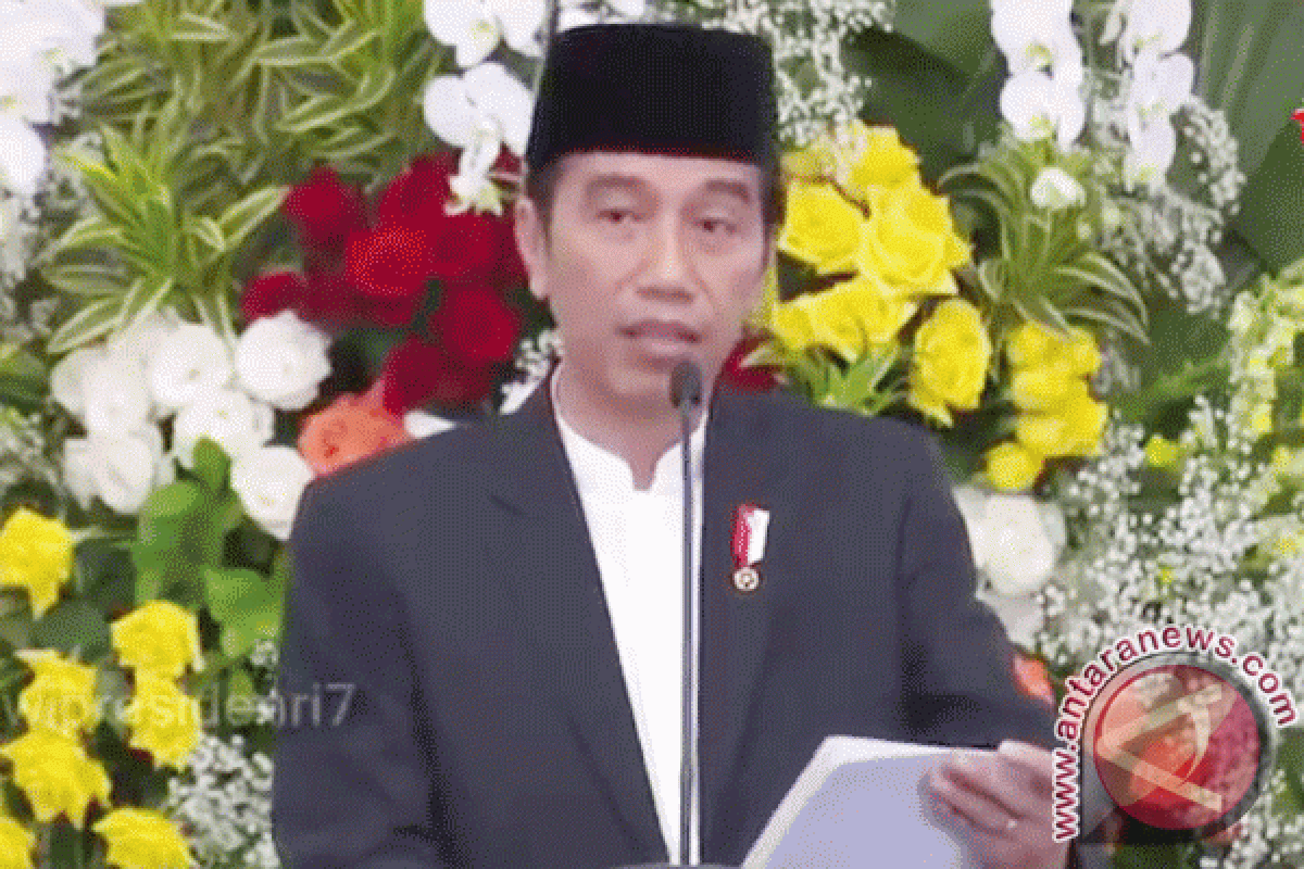 Presiden bersilaturahmi dengan para pemuka agama