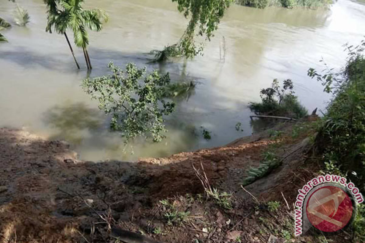 Mukomuko bangun tanggul pengaman erosi sungai