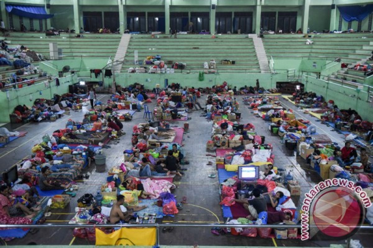 Gunung Agung meletus, 10.950 orang mengungsi di Klungkung