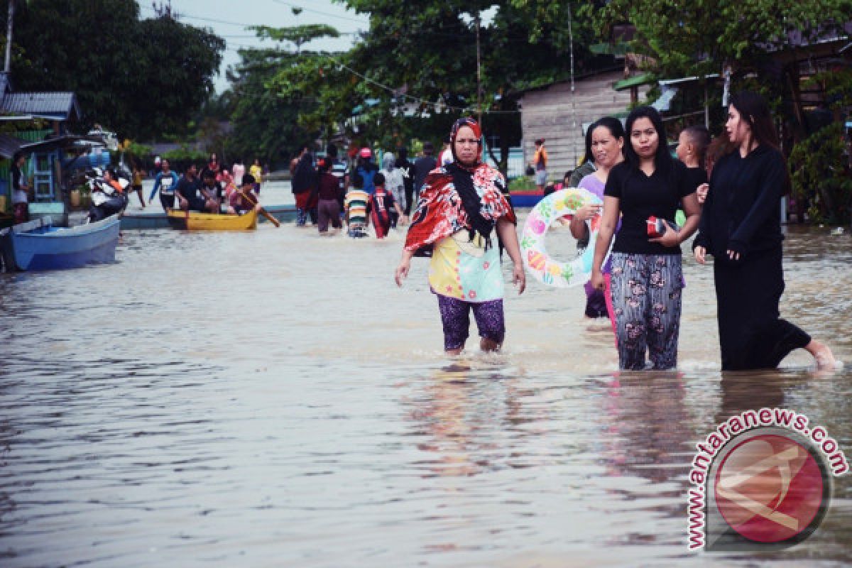 Puluhan Rumah Nunukan Terendam