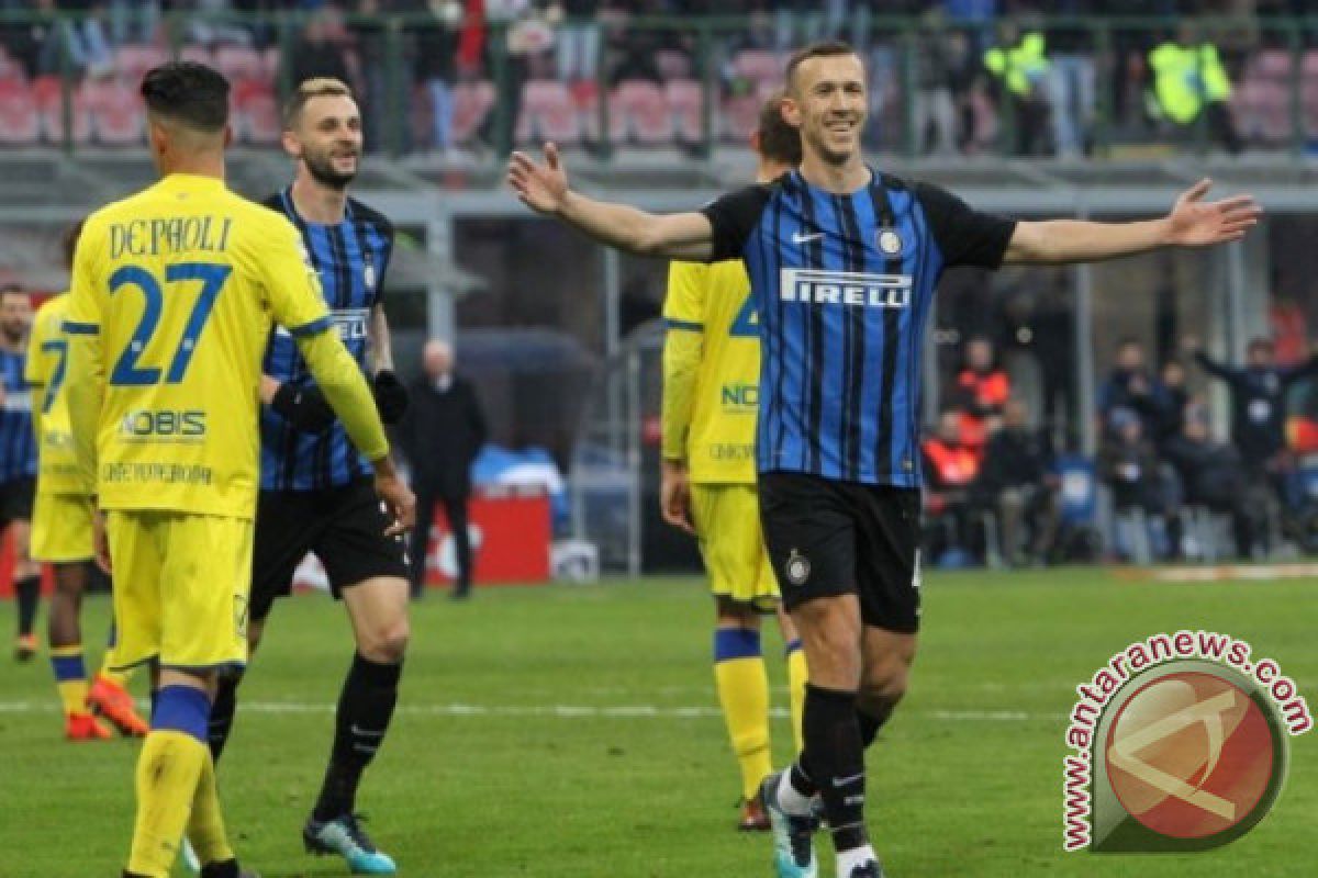 Inter Milan puncaki klasemen usai gilas Chievo 5-0
