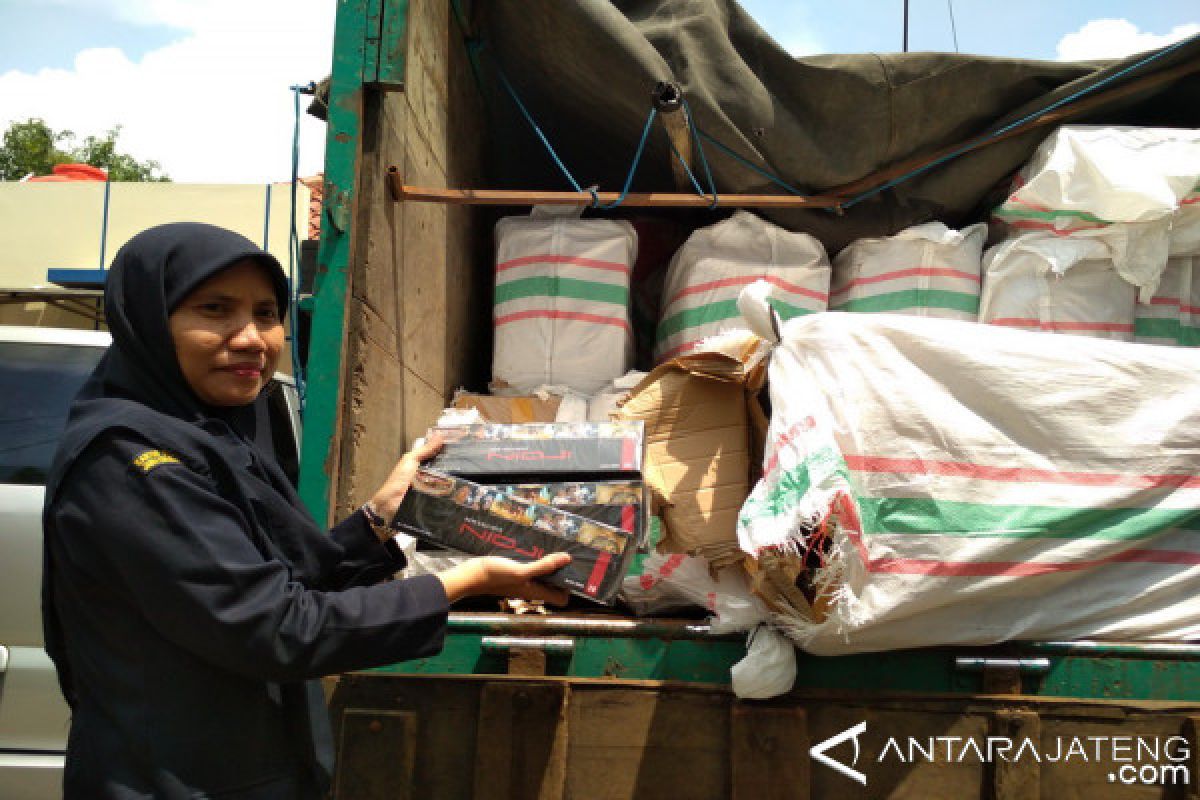 Bea Cukai Kudus Sita 960.000 Batang Rokok Ilegal