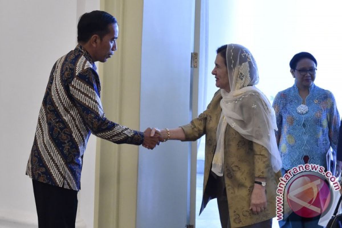 Jokowi receives Afghan First Lady