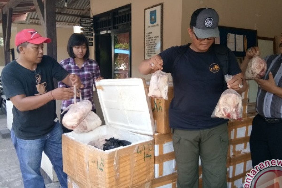 Daging Tanpa Dokumen Kembali Disita di Gilimanuk