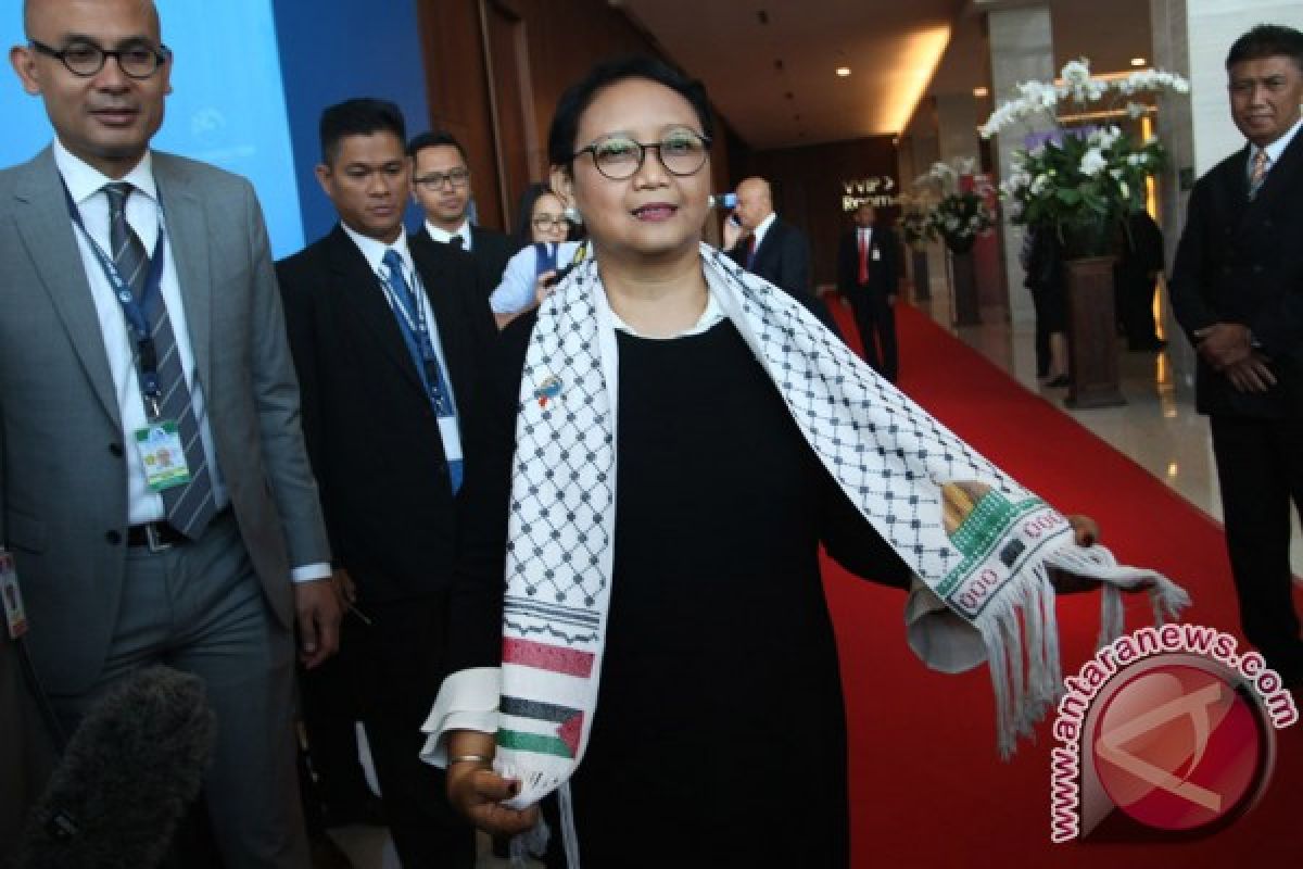 Indonesian, Palestinian foreign affairs ministers hold meeting in Amman