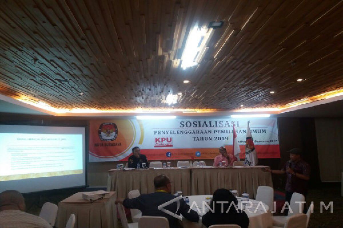 KPU Surabaya Gelar Sosialisasi Jelang Pemilu 2019