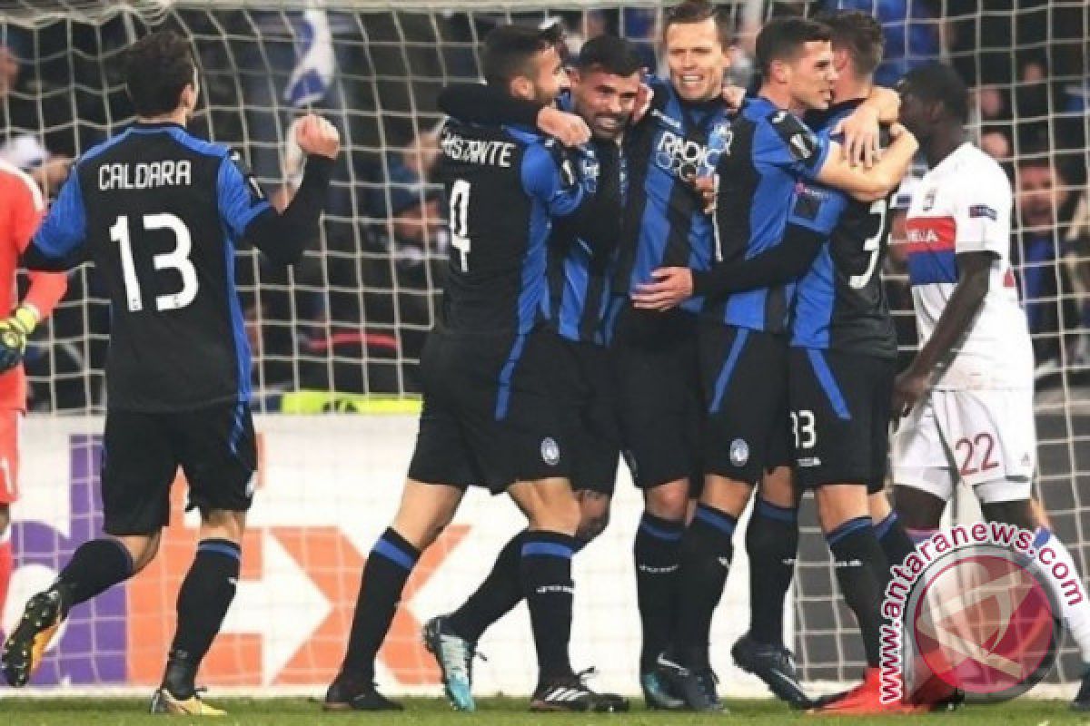 Atalanta geser Lyon dari puncak klasemen Liga Europa