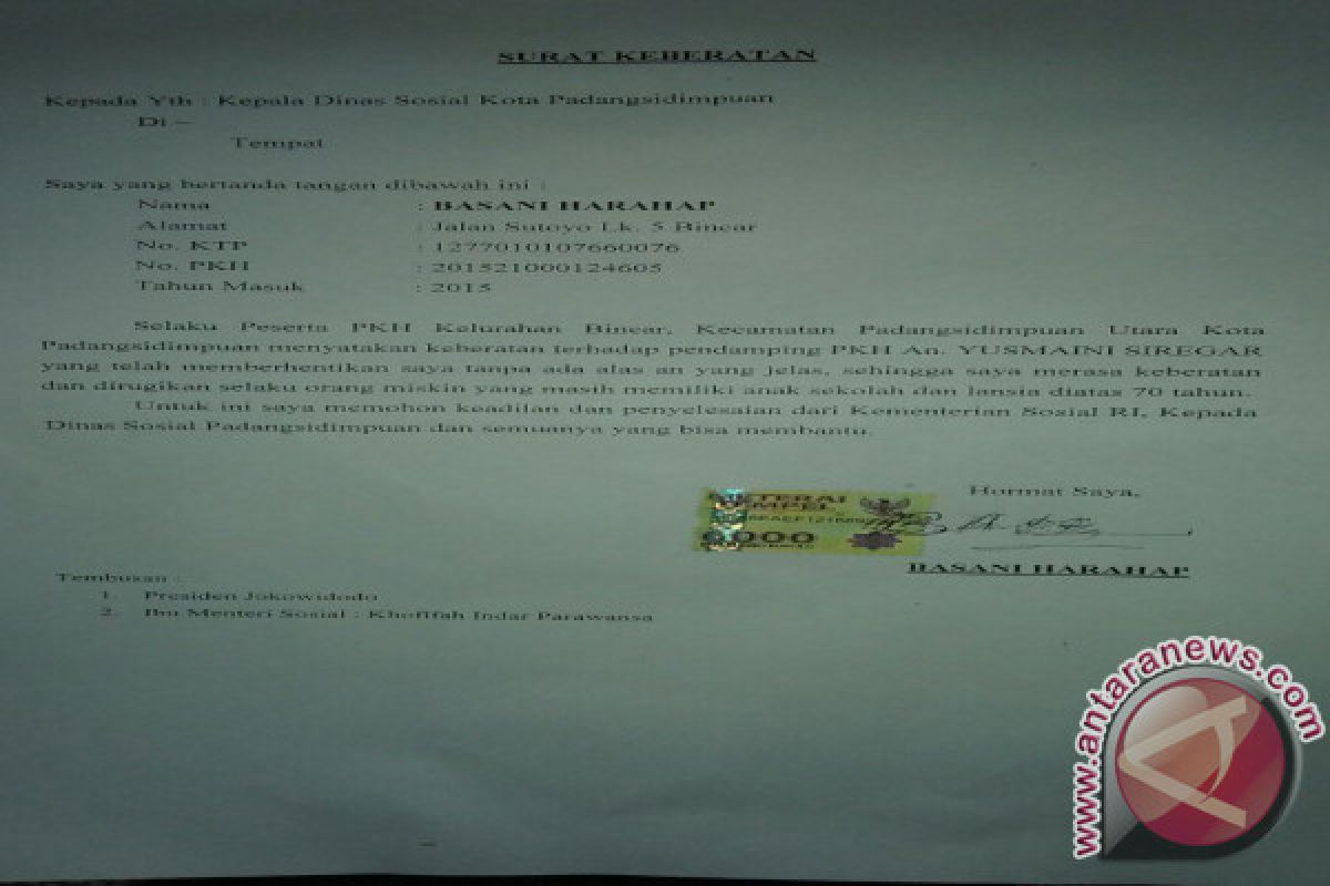 Basani Harahap Layangkan Surat Keberatan