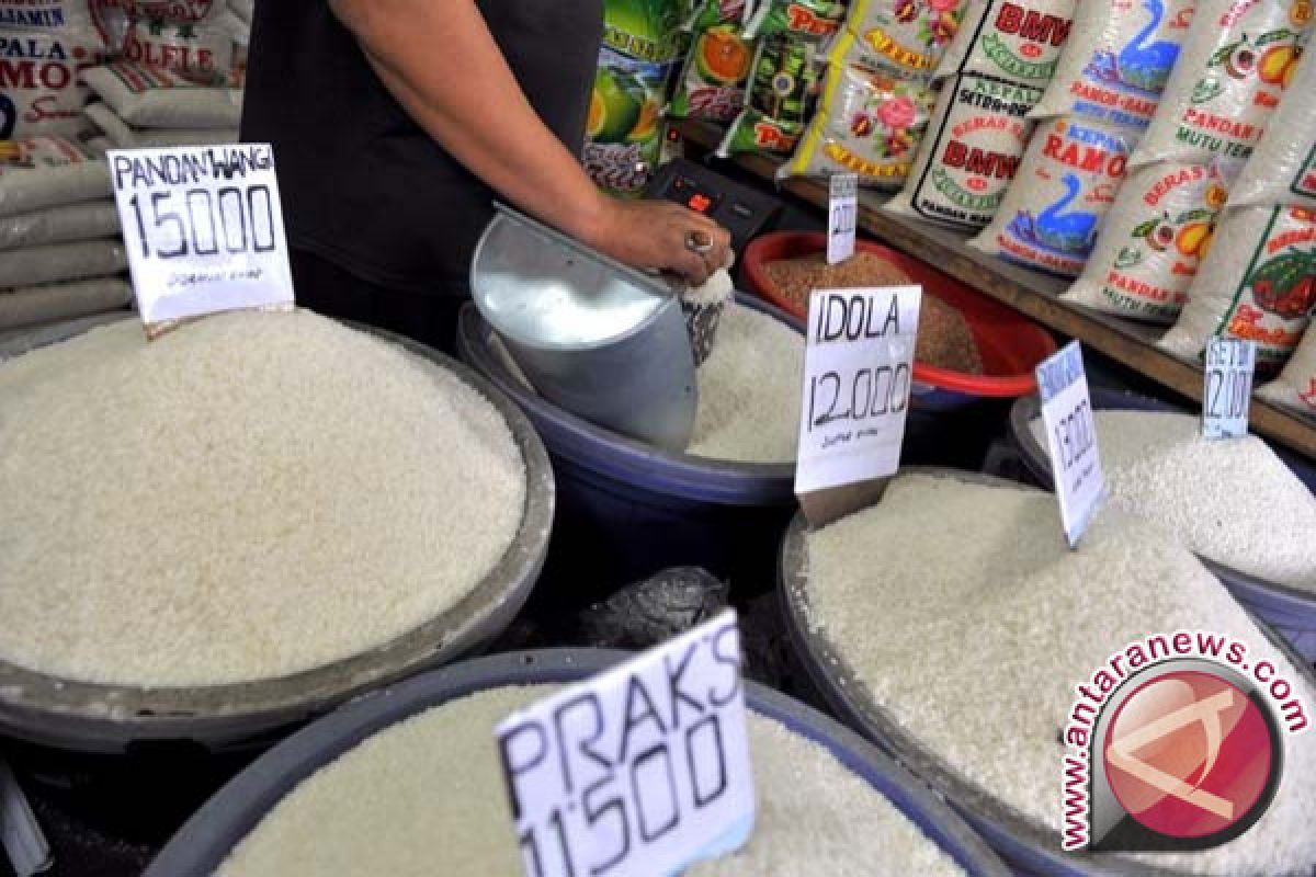Harga beras di Manado stabil