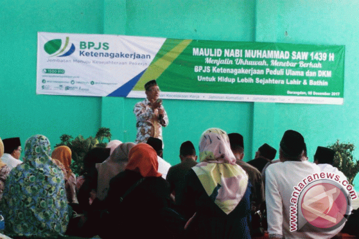 Ratusan pengurus DKM di Purwakarta ditanggung BPJS-TK