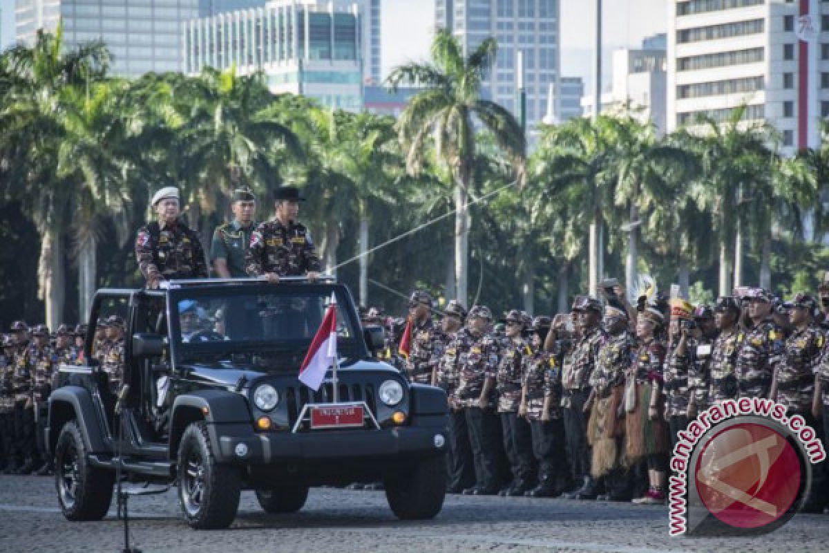 Presiden Jokowi Jadi Inspektur Apel Kebangsaan FKPPI