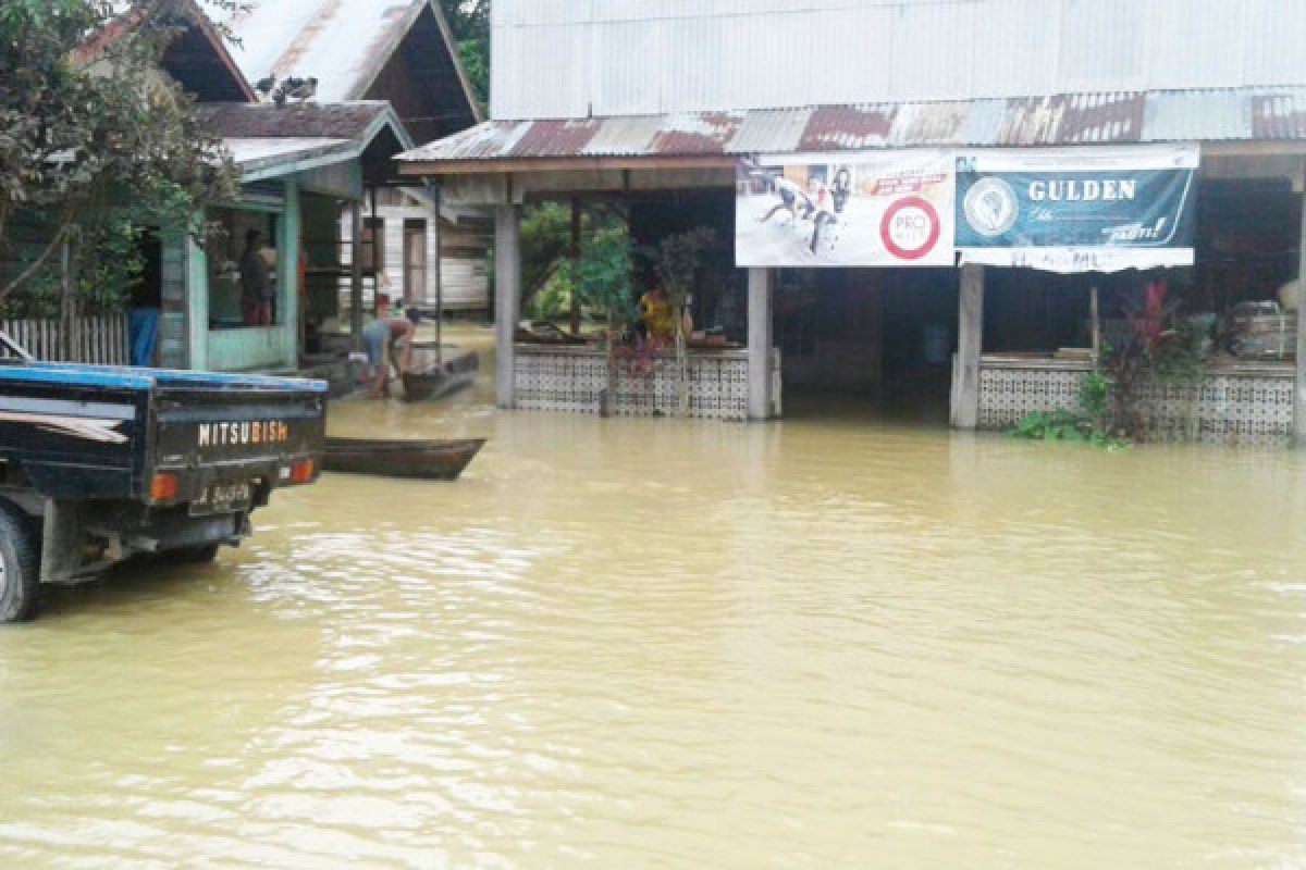 Ratusan Rumah Kecamatan Gunung Timang Terendam Banjir 