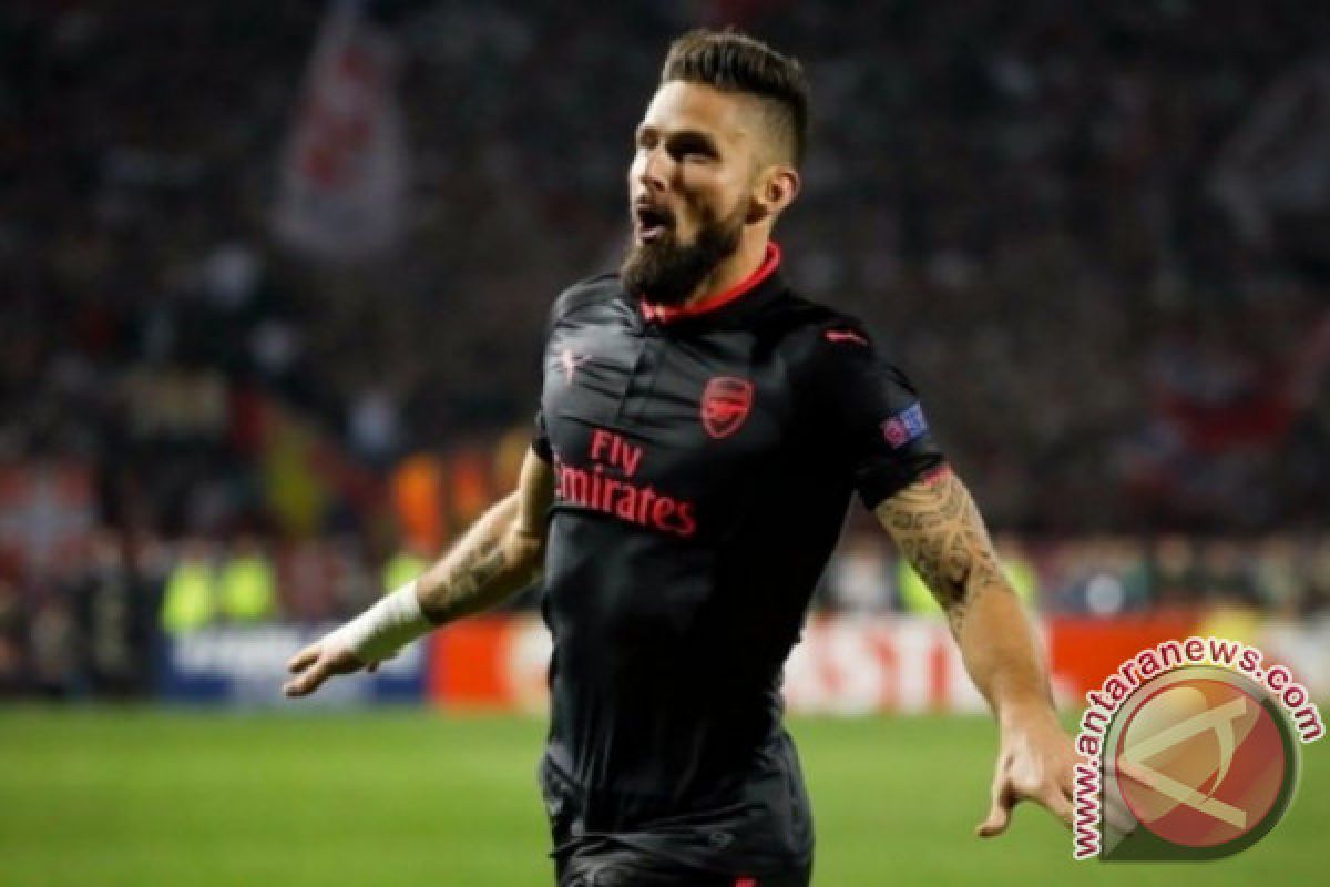 Giroud selamatkan Arsenal dari kekalahan