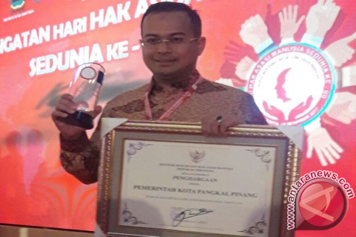 Pangkalpinang Kembali Raih Penghargaan Tingkat Nasional