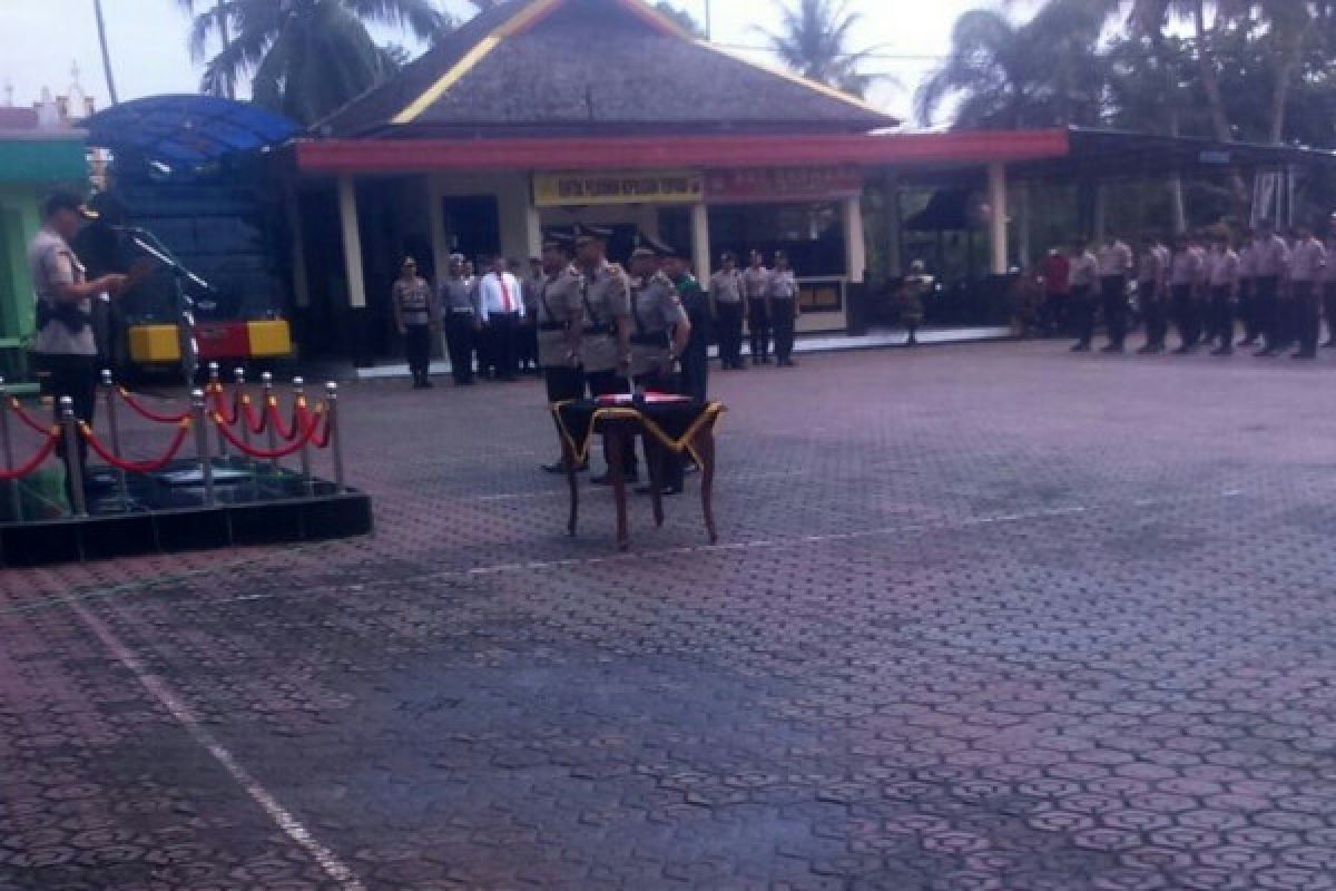 Kapolres Barito Utara Sertijab Kapolsek Teweh Tengah