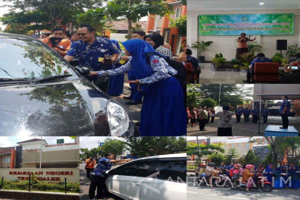 Peringati Hari Antikorusi Internasional, Kejaksaan Trenggalek Gelar Lomba Pidato Antarpelajar