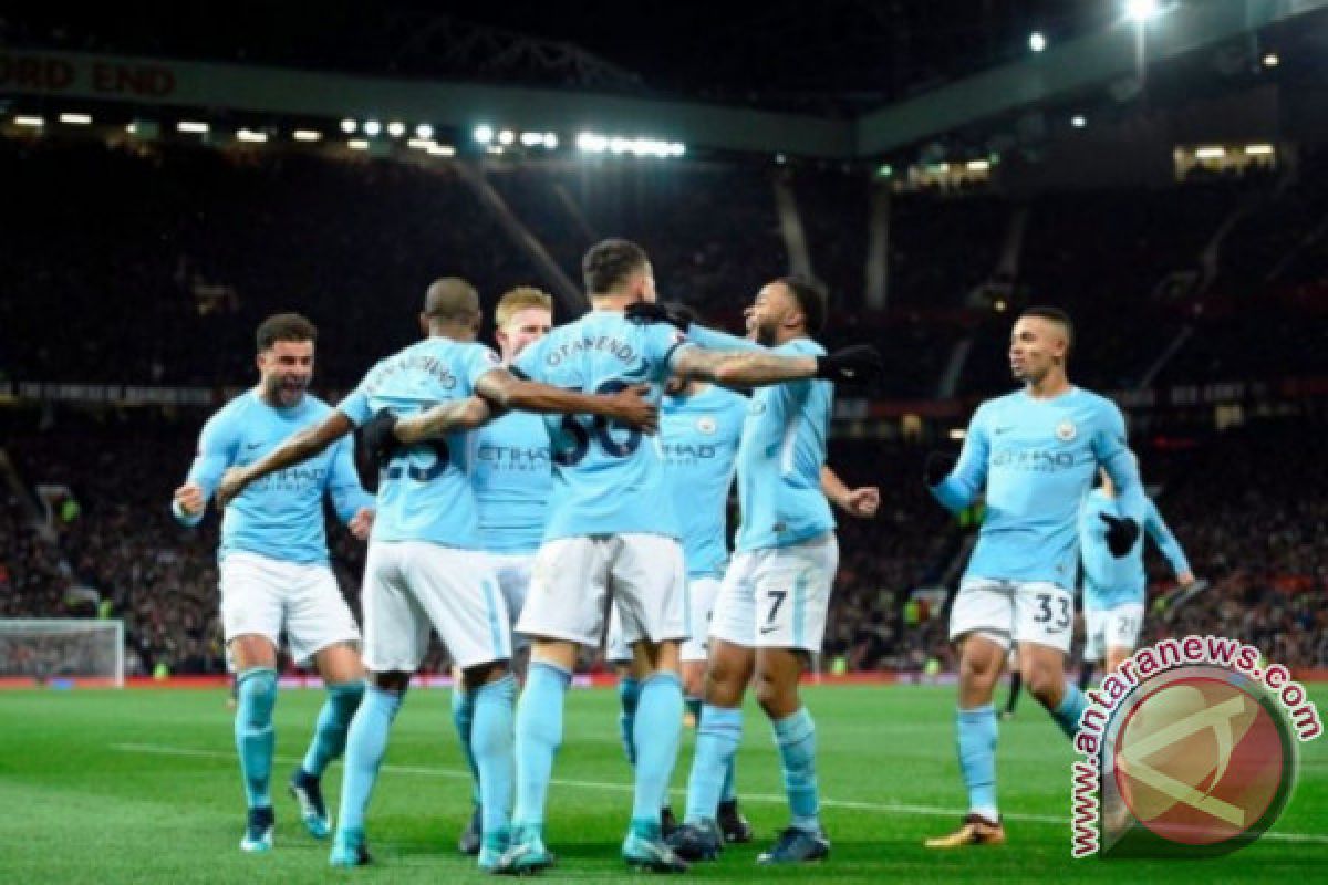 Manchester City Kalahkan Manchester United 2-1 di Old Trafford