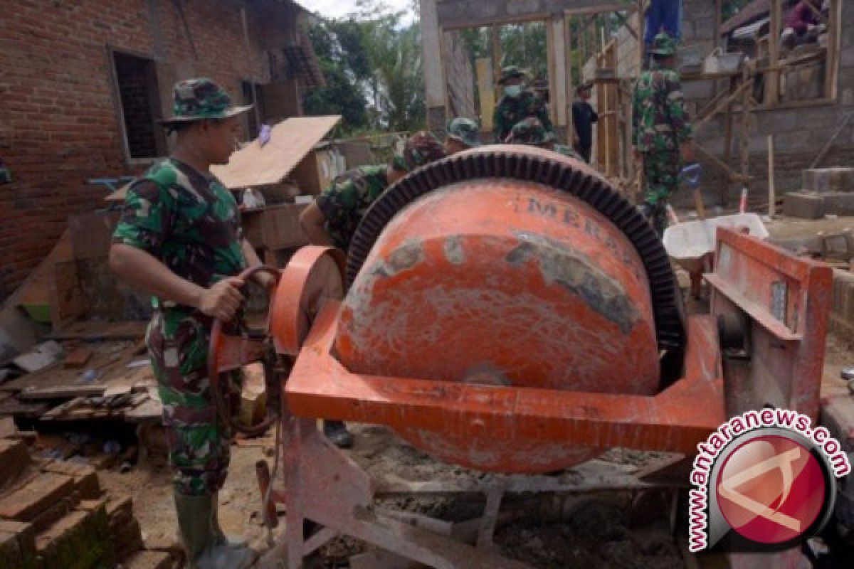 Satgas Percepat Pembangunan 440 Rumah Terdampak Bencana