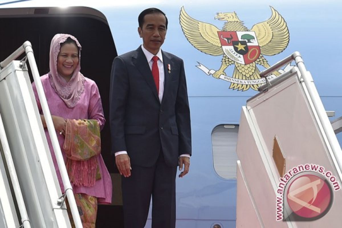 Presiden tiba di Jakarta akhiri kunjungan dari Turki