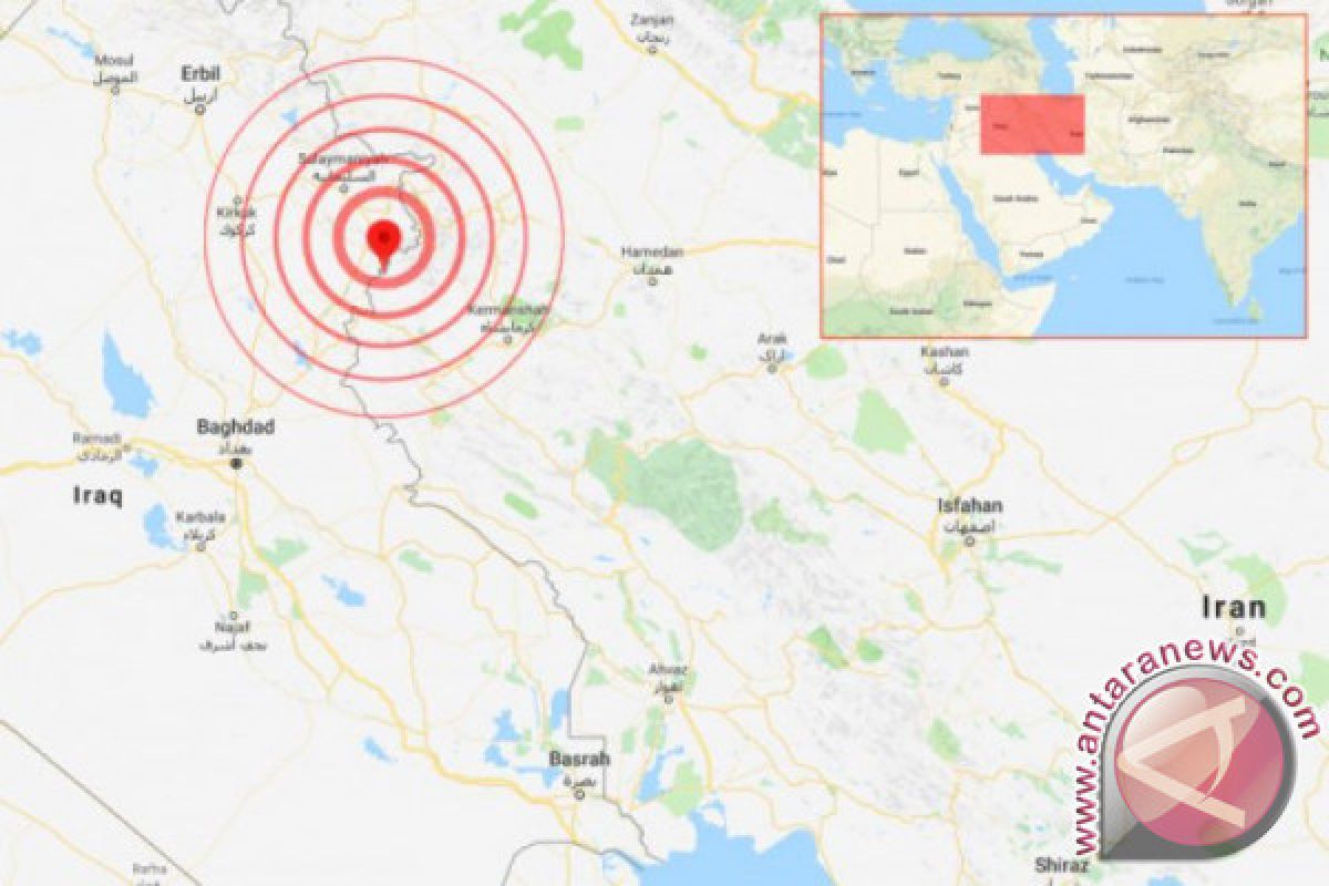 Gempa kembali guncang perbatasan Iran-Irak