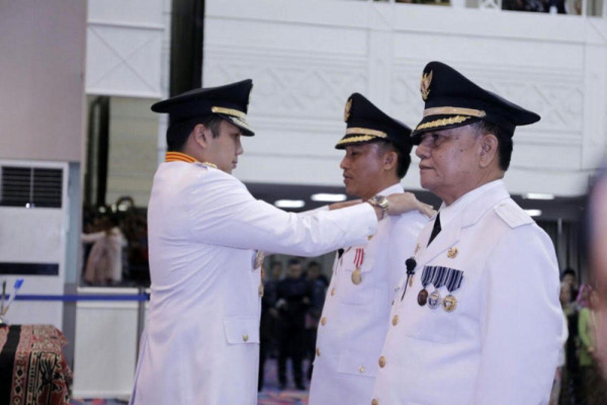 Gubernur Ridho Ficardo Melantik Bupati Dan Wakil Bupati Lampung Barat