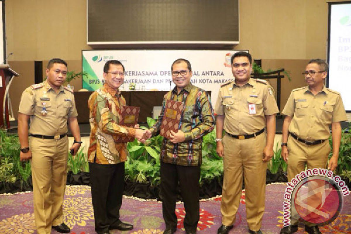 Pemkot Makassar-BPJS Ketenagakerjaan Kerja Sama Perlindungan RT-RW