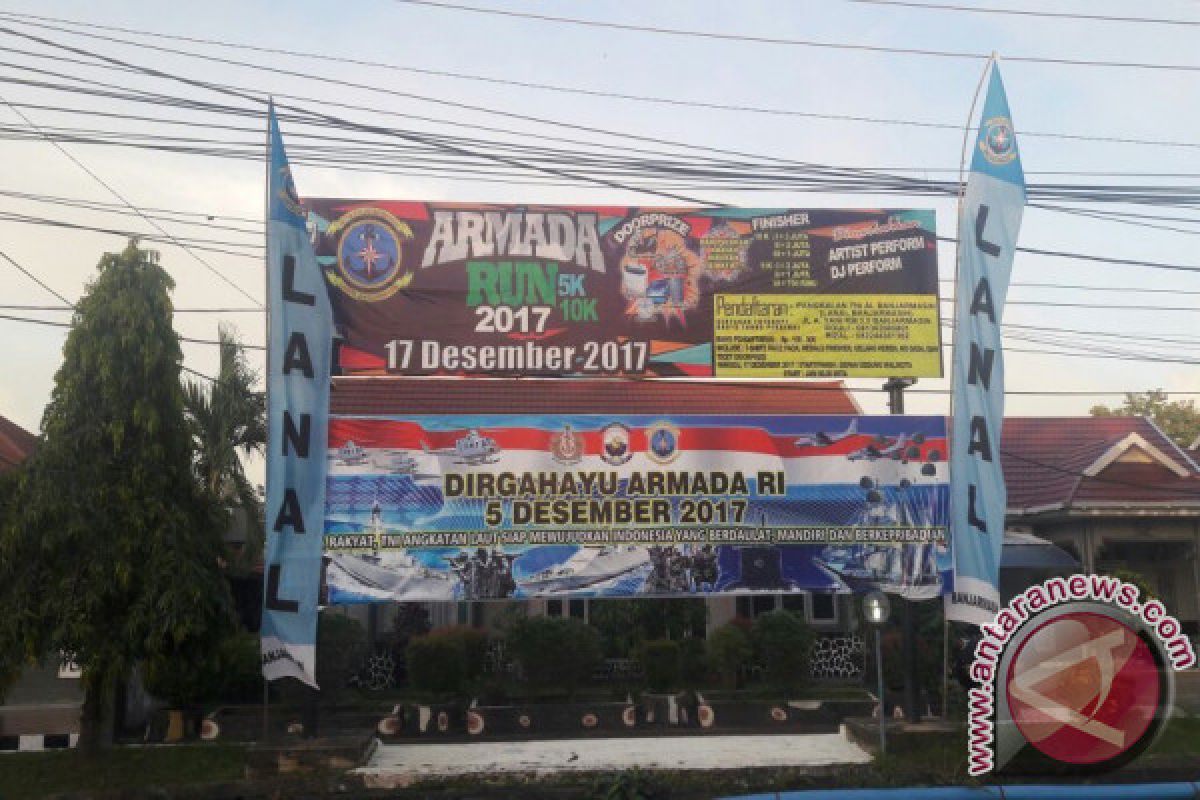 Lanal Banjarmasin Gelar Lomba Lari 5 Dan 10 Km