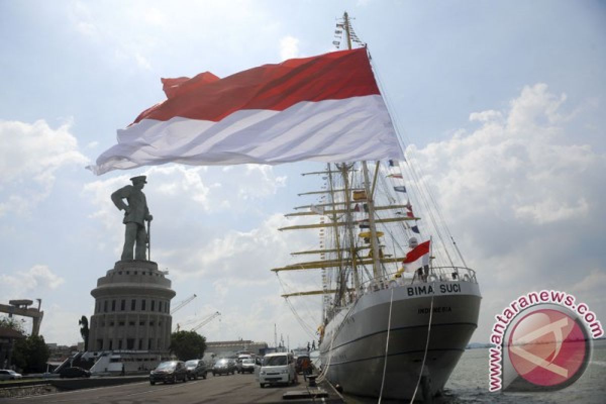 KRI Bima Suci tiba di Surabaya