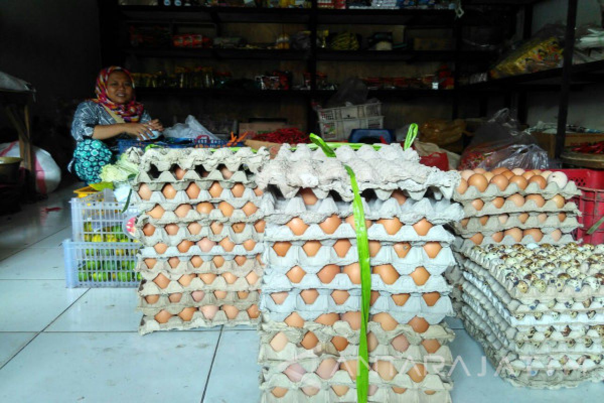 Harga Telur di Bojonegoro Rp24.000/Kilogram