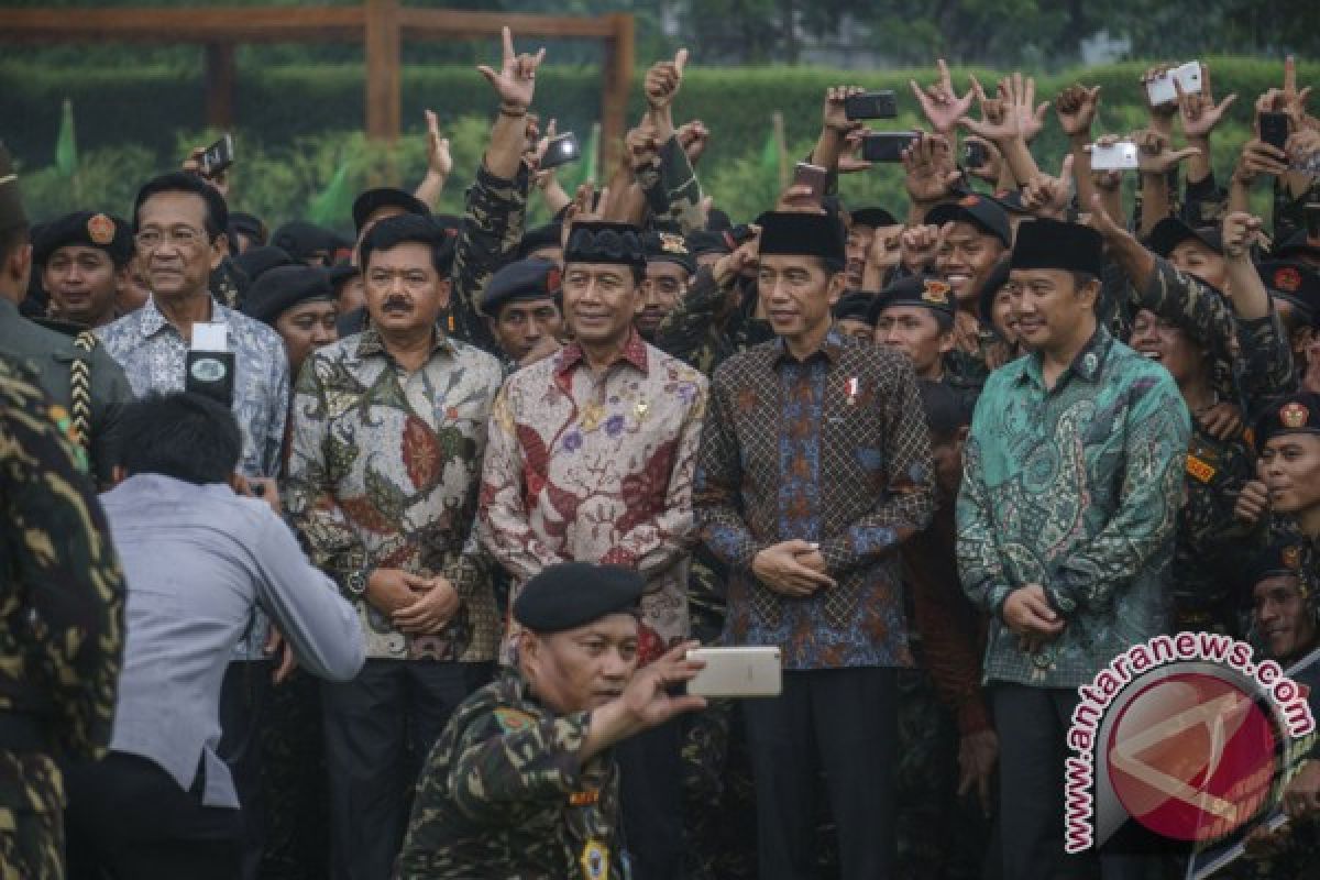 Presiden Jokowi minta pemuda Muhammadiyah jaga kesatuan