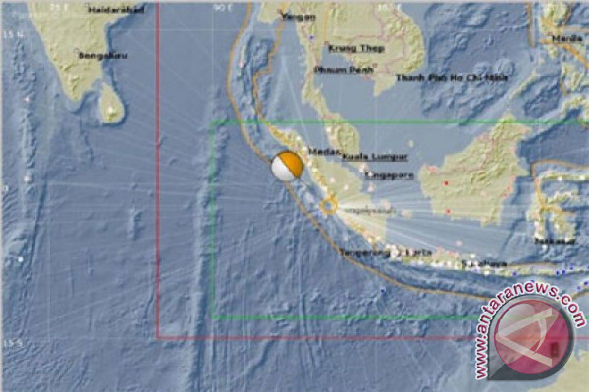 Gempa Painan Dipicu Sesar Aktif Mentawai