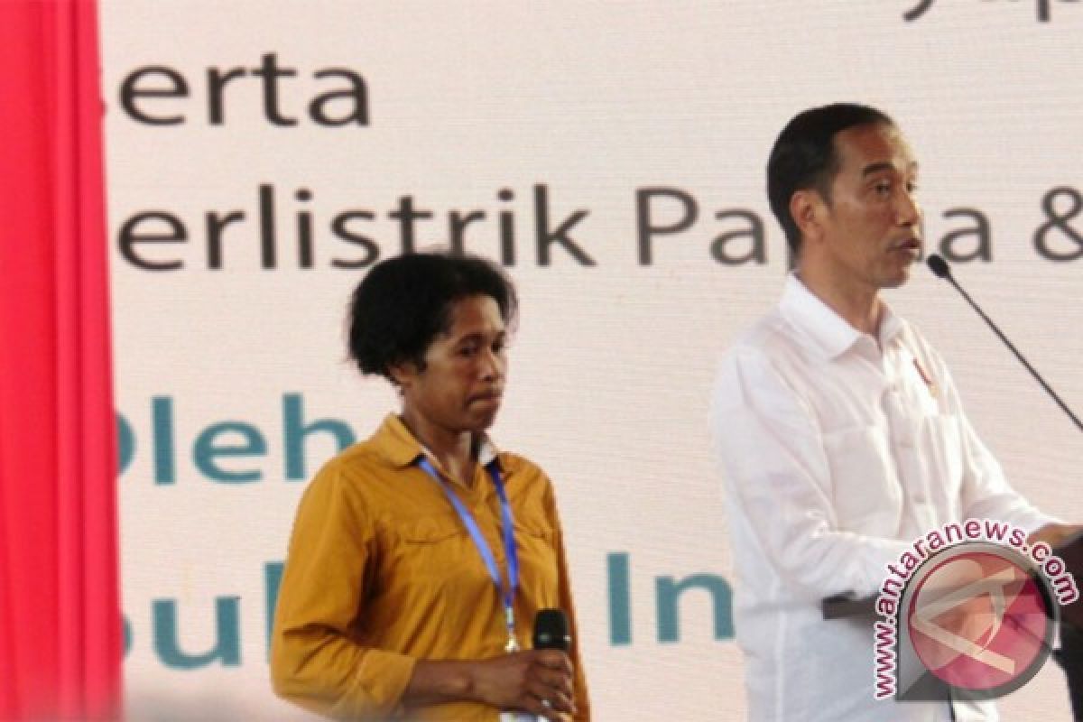 Presiden targetkan seluruh Papua terang benderang 2018